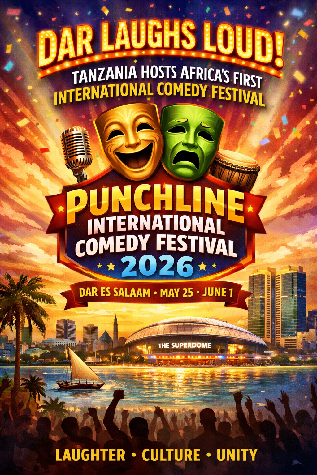 Dar Laughs Loud: Tanzania Hosts Africa’s First International Comedy Festival